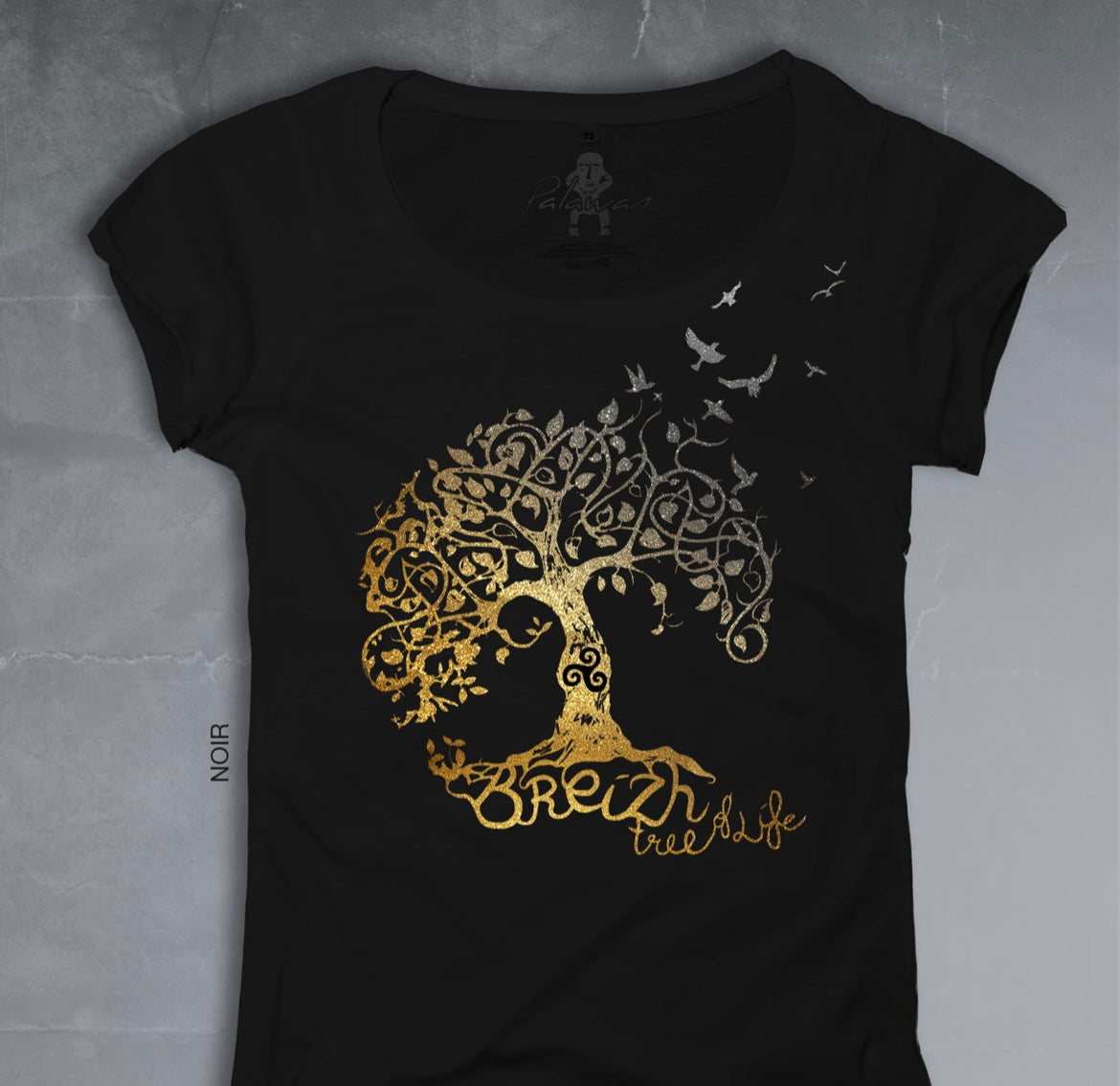 Tee shirt femme Arbre de vie Breizh Tree of Life