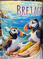 Mug Macareux sur colline