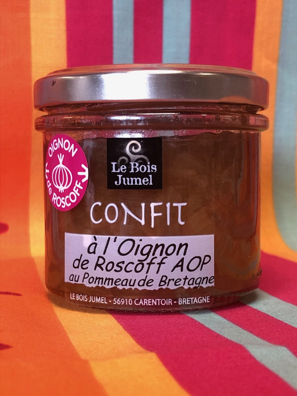 Confit à l'oignon de Roscoff AOP et au Pommeau de Bretagne 110g